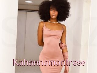 Kahannamontrese
