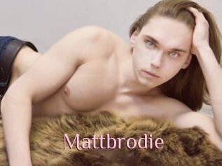 Mattbrodie